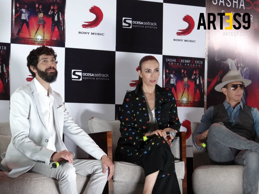 Sasha Benny y Erik Entre amigos 2016